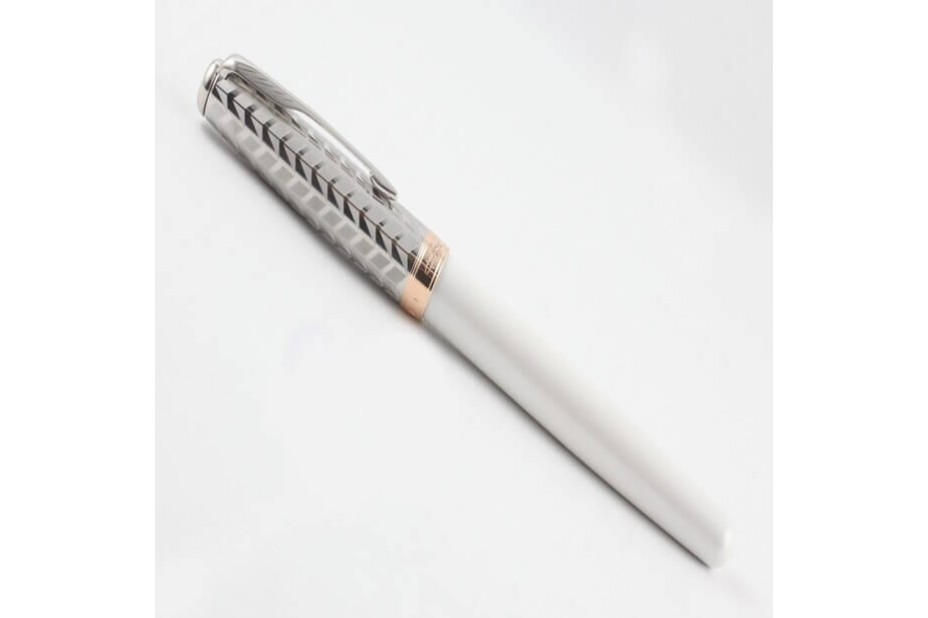 Parker Sonnet II Metal & Pearl CT Roller Ball Pen