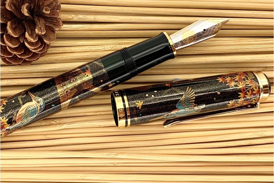 Pelikan M1000 Limited Edition Maki-e Kingfisher Fountain Pen