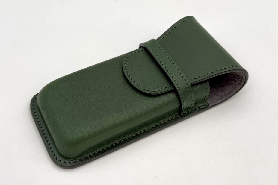 PILOT × SOMÈS Leather 3 Pen Case - Green