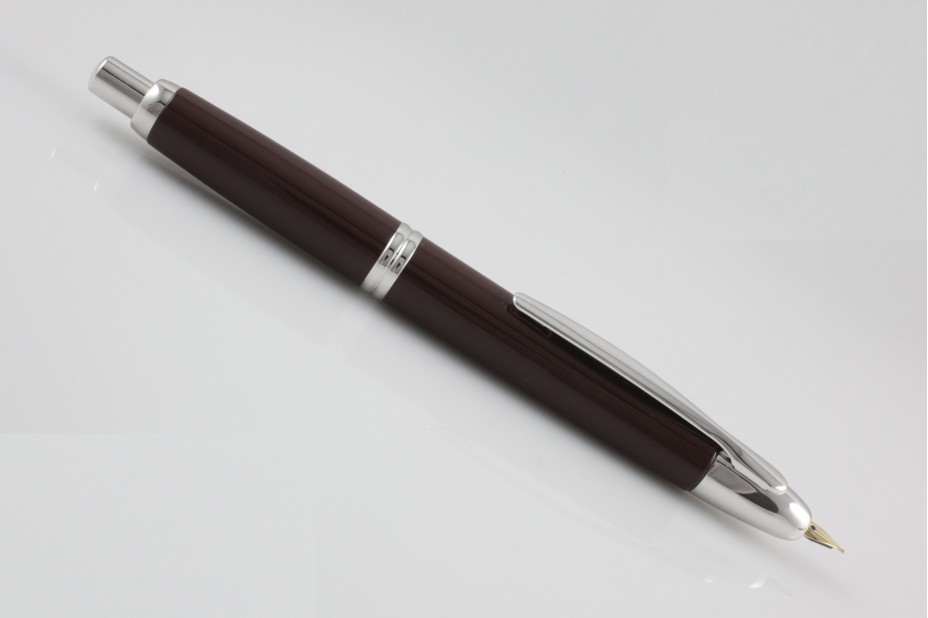 Pilot Capless Brown Rhodium Fountain Pen