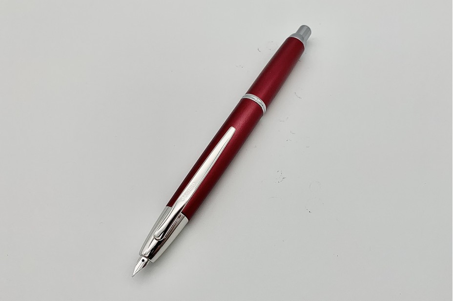 Pilot Capless Vanishing Point Decimo 20 Bordeaux Red Fountain Pen