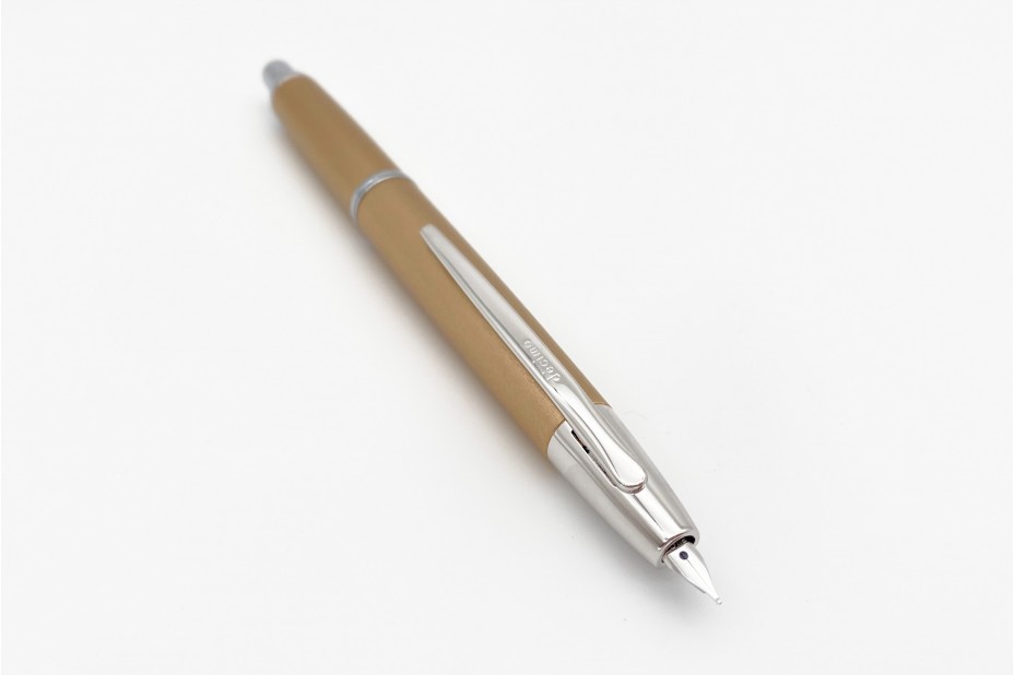 Pilot Capless Vanishing Point Decimo 20 Champagne Gold Fountain Pen