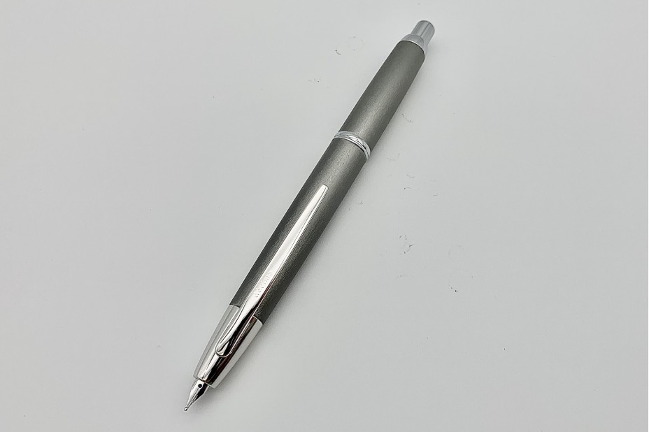 Pilot Capless Vanishing Point Decimo 20 Grey Fountain Pen