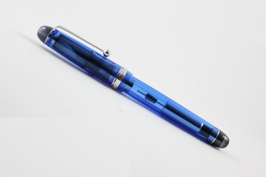 Pilot Custom 74 Transparent Blue Fountain Pen