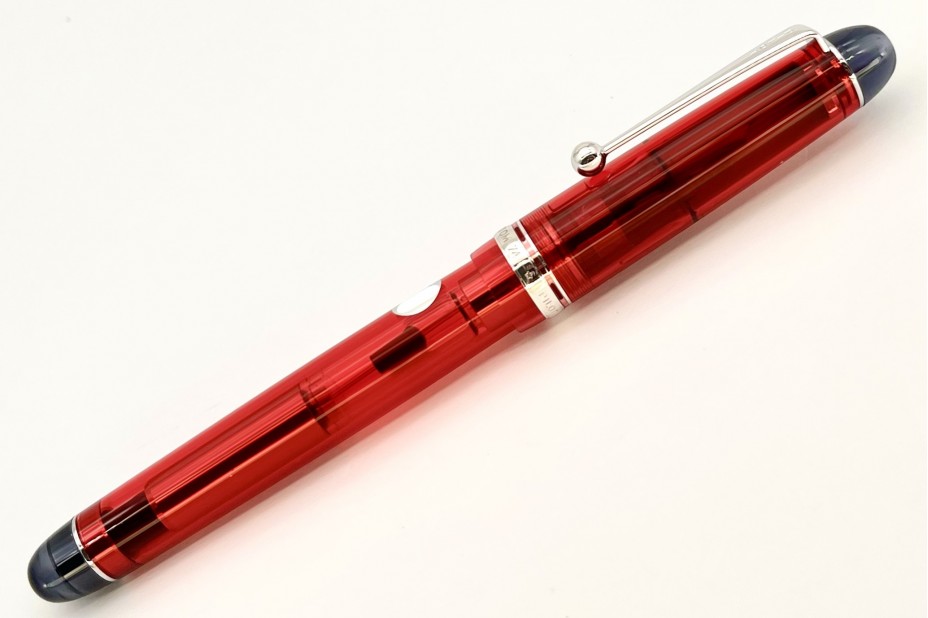 Pilot Custom 74 Transparent Red Fountain Pen