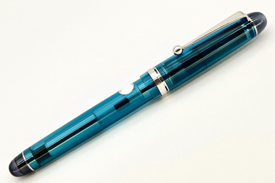 Pilot Custom 74 Transparent Turquoise Fountain Pen