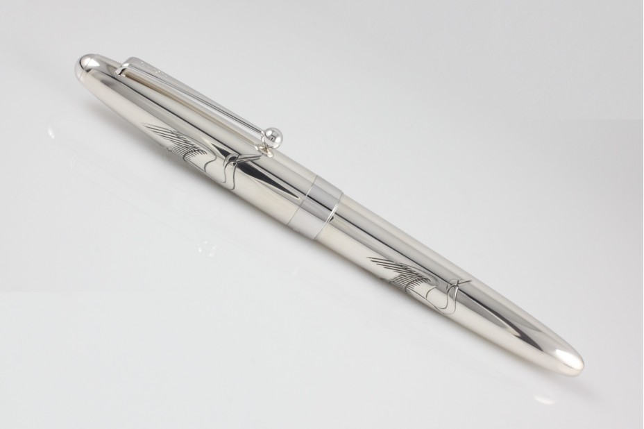 Pilot Sterling Silver Crane Fountain Pen