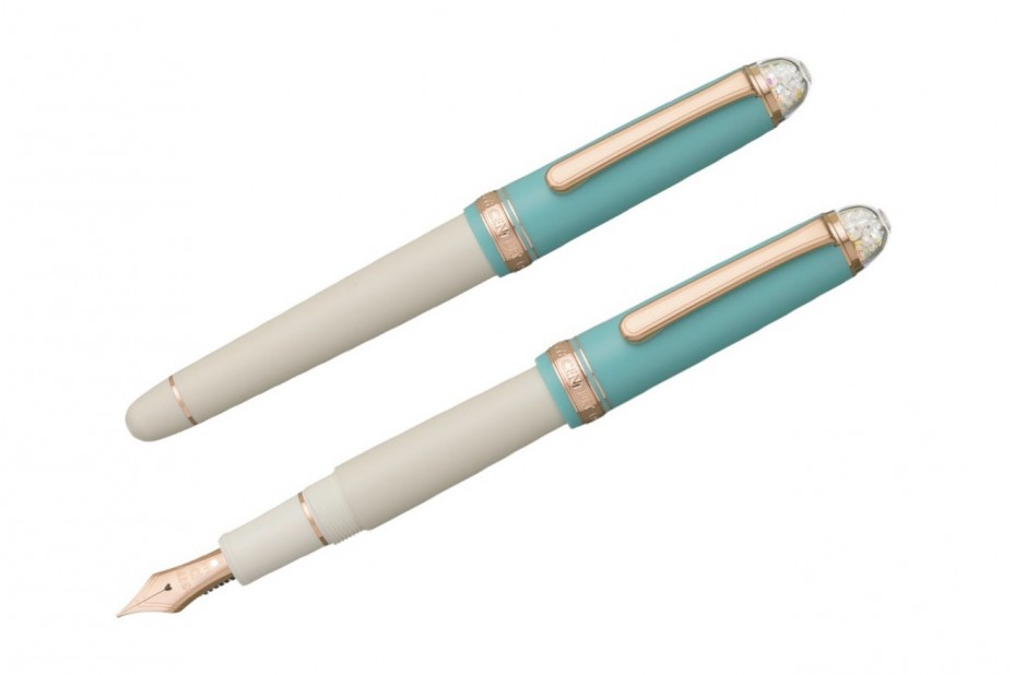 Coming soon! Platinum Limited Edition 3776 Century Shape of Heart Bluebird Fountain Pen