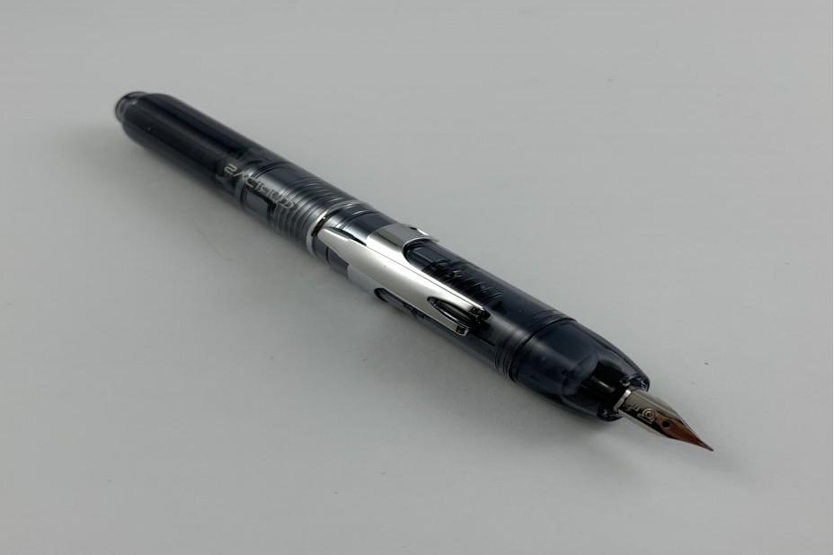 Platinum Curidas Graphite Smoke Retractable Fountain Pen