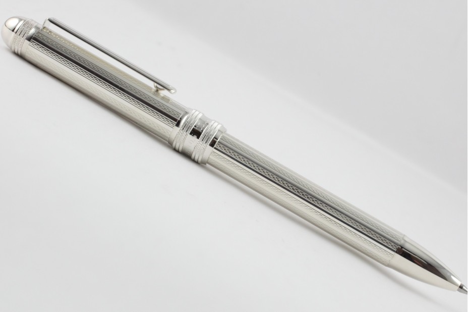 Platinum 3 in 1 Sterling Silver Net Multi Function Pen
