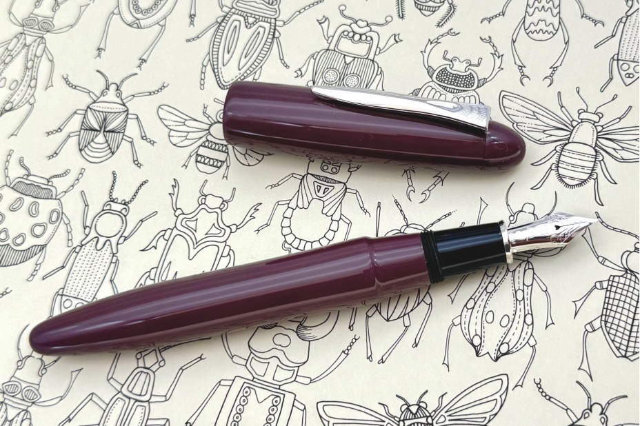 Platinum Izumo Iro Urushi Budou Nezu Fountain Pen