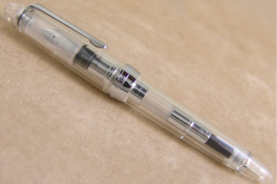 Sailor 1911 Large/Classic Clear Demonstrator Rhodium Trim Fountain Pen