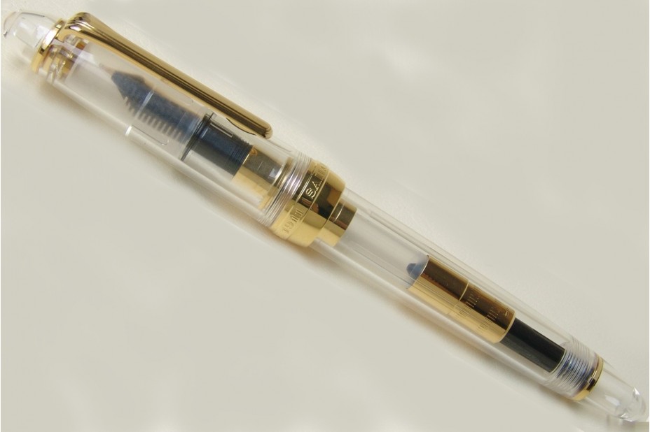 Sailor 1911 Standard Mid-Size Demonstrator Gold Trim Fountain Pen