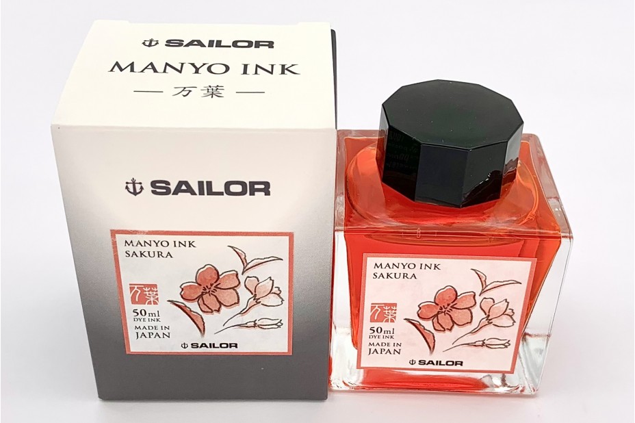 Sailor Manyo Ink Bottle 50ml - Sakura