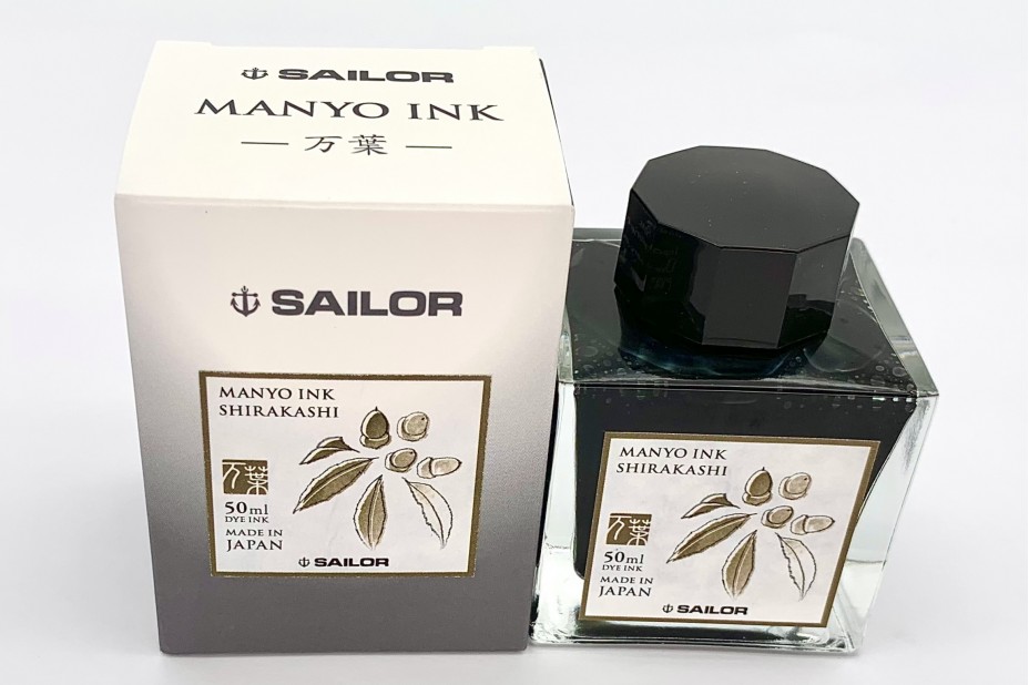 Sailor Manyo Ink Bottle 50ml - Shirakashi