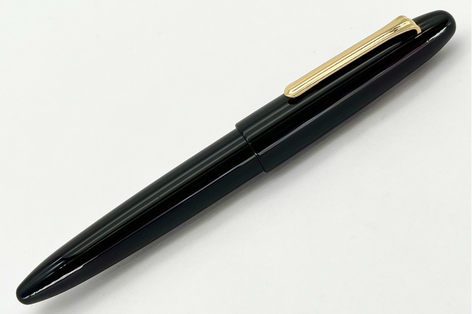 Sailor King of Pens Ebonite Black Naginata Togi GT Fountain Pen