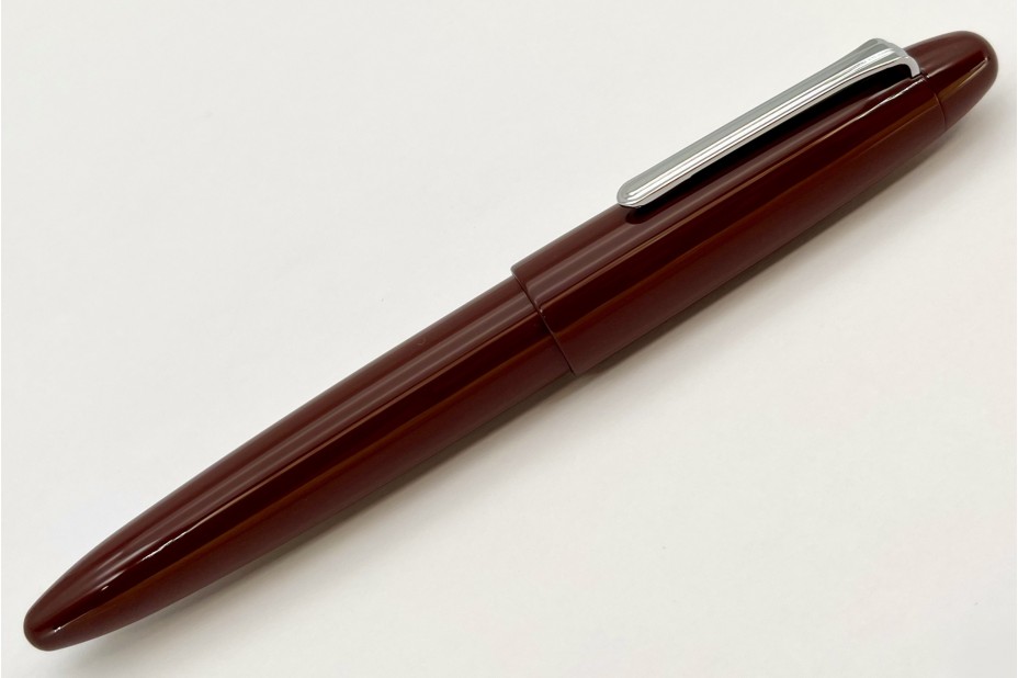 Sailor King of Pens Urushi Burgundy Rhodium Trim Fountain Pen (New Nib Logo)