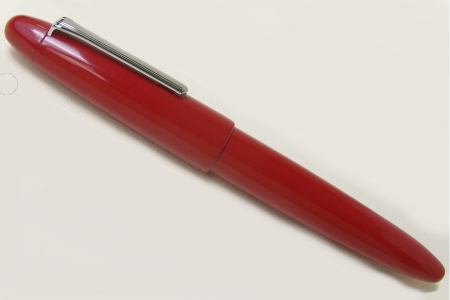 Sailor King of Pens Urushi Crimson Red Rhodium Trim Fountain Pen