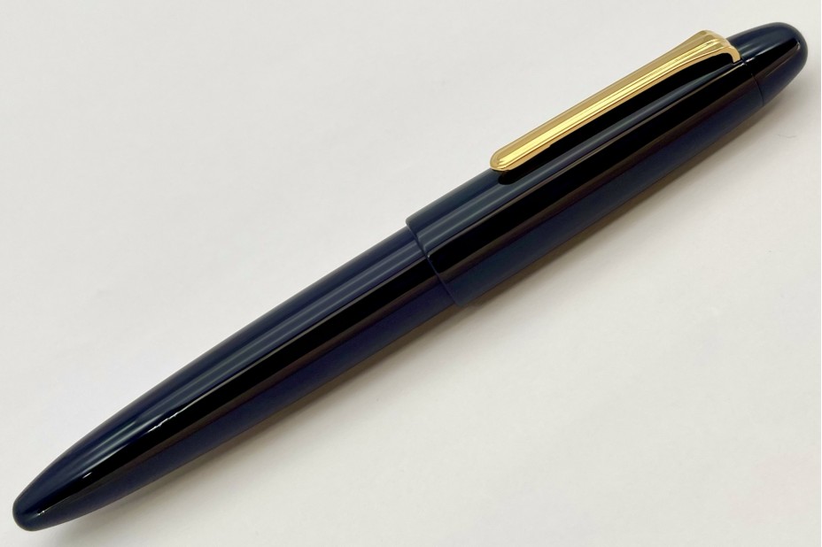 Sailor King of Pens Urushi Prussian Blue Gold Trim Fountain Pen (New Nib Logo)