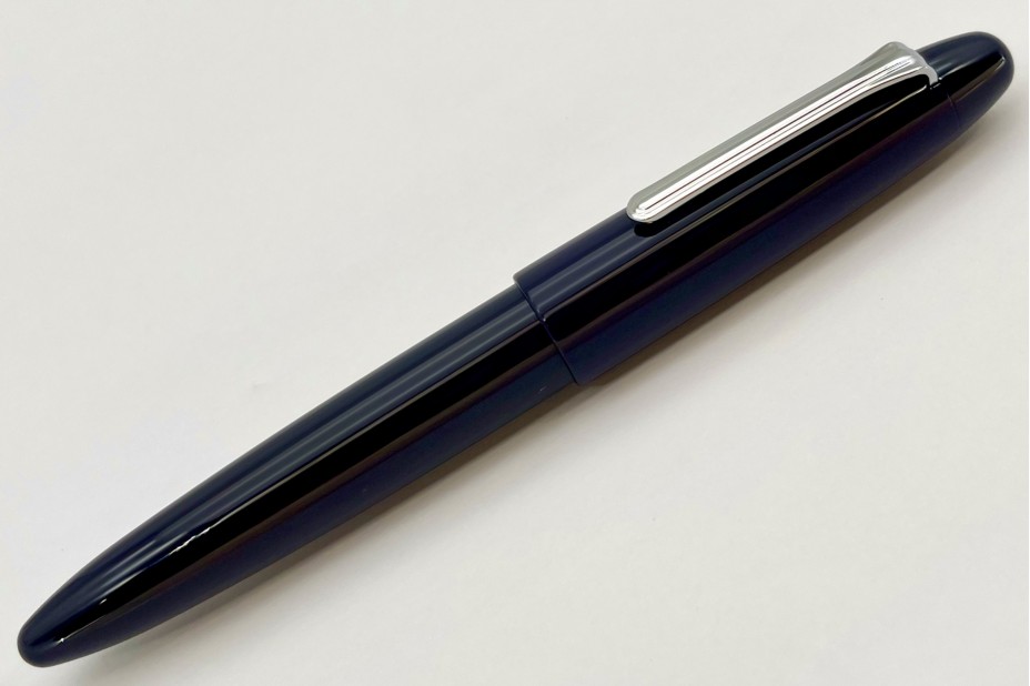 Sailor King of Pens Urushi Prussian Blue Rhodium Trim Fountain Pen (New Nib Logo)