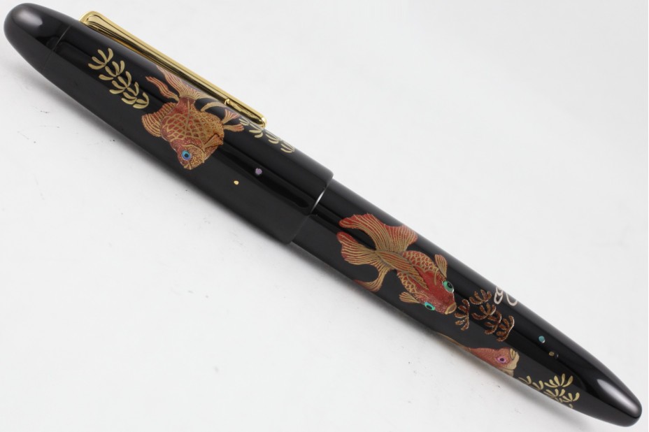 Sailor King Of Pens Aesthetic Bay 10th Anniversary Ryukin (Goldfish) Maki-e Fountain Pen