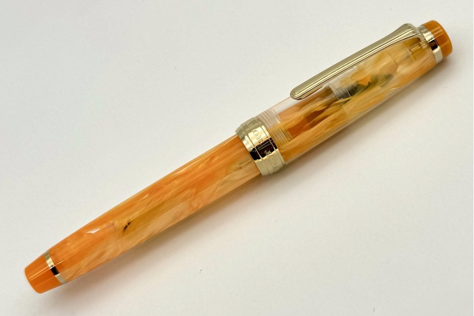 Sailor Bespoke Limited Edition ProGear Slim Veilio Pearl Orange Fountain Pen (21K nib)