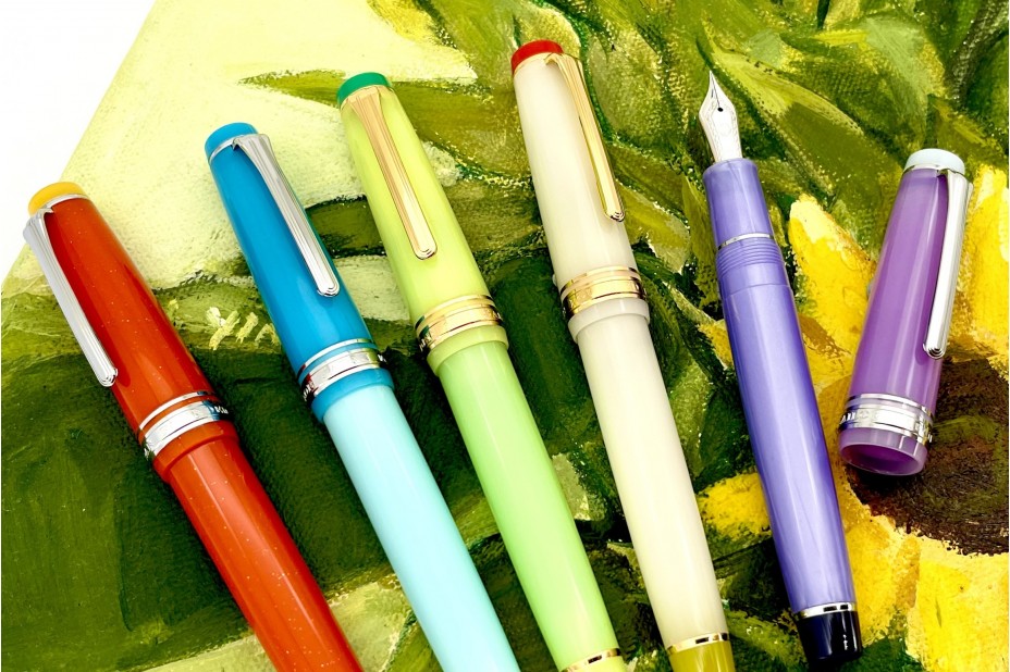 Sailor Cocktail Exclusive 2022 Limited Edition Pro Gear 5 piece set Fountain Pens