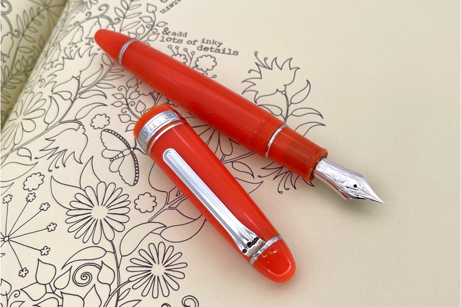 Sailor Limited Edition King of Pens Mandarin Orange Fountain Pen