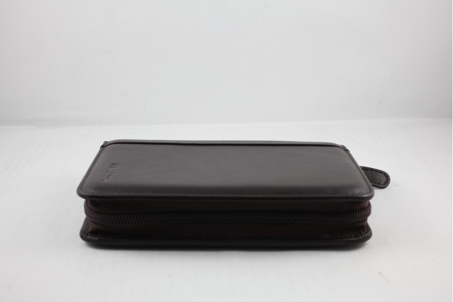 Sailor Leather Pen Case 5 Slot- Dark Brown