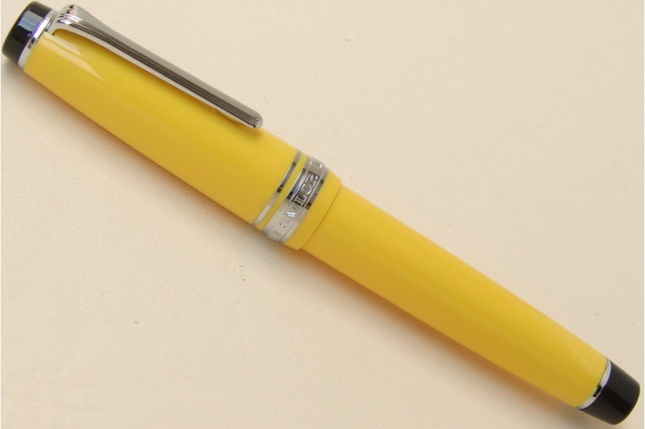 Sailor Professional Gear Yellow Rhodium Fountain Pen