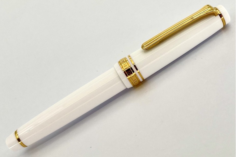 Sailor ProGear Slim (Sapporo) White Gold Trim Fountain Pen