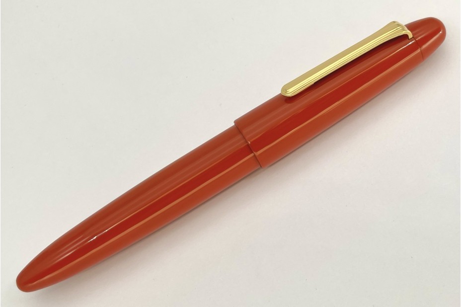 Sailor Special Edition King of Pens (KOP) Kaga Urushi Amber Gold Trim Fountain Pen