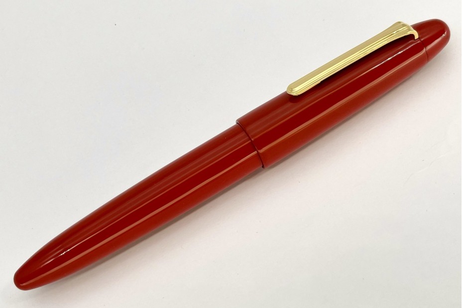 Sailor Special Edition King of Pens (KOP) Kaga Urushi Cherry Red Gold Trim Fountain Pen