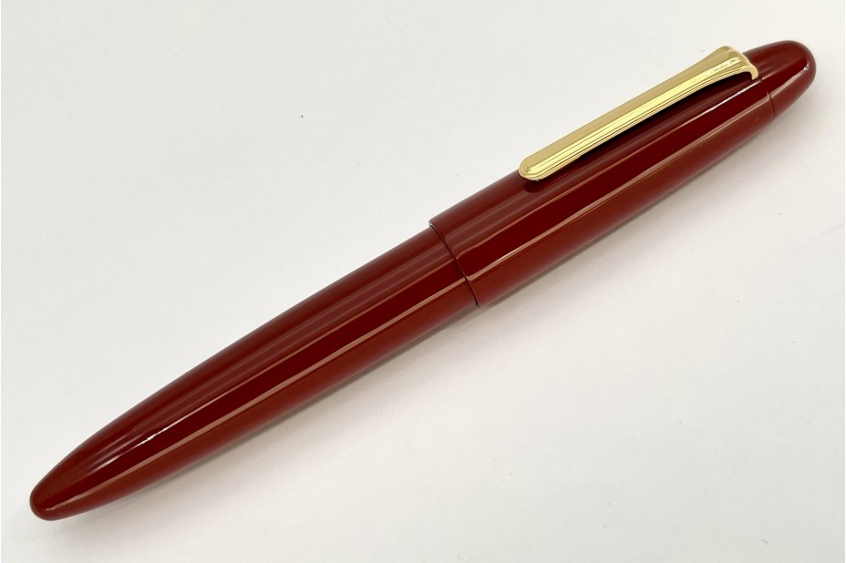 Sailor Special Edition King of Pens (KOP) Kaga Urushi Wine Red Gold Trim Fountain Pen