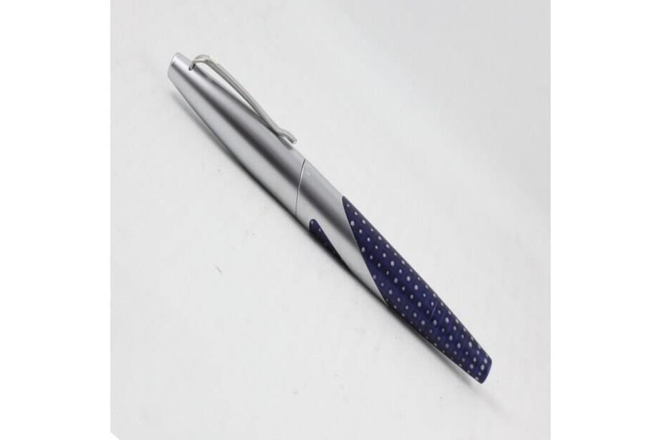 Sheaffer Intrigue 612 Whale Shark Matte Chrome Patterned Blue Roller Ball Pen