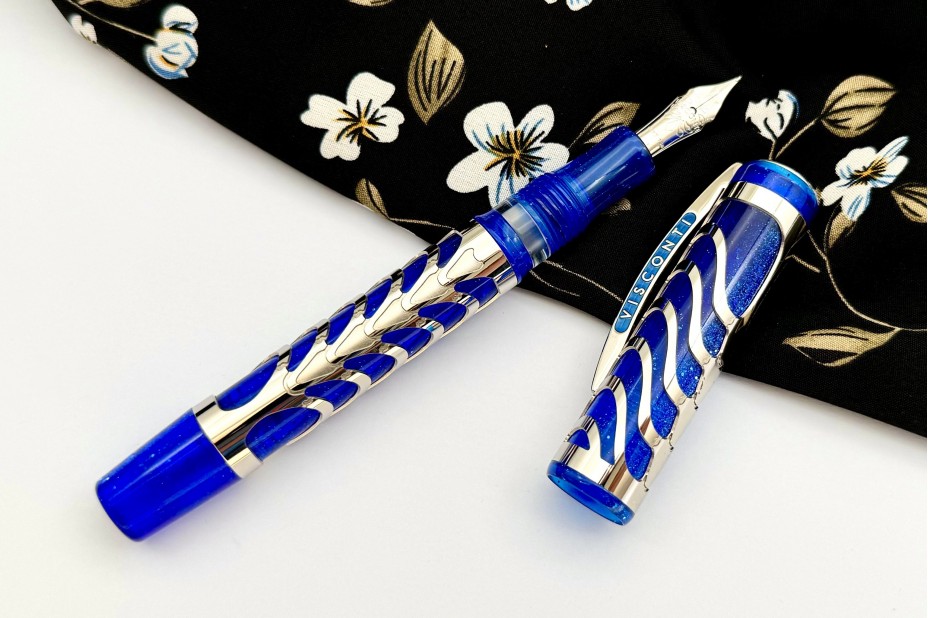 Visconti Limited Edition Skeleton Sapphire Blue Fountain Pen