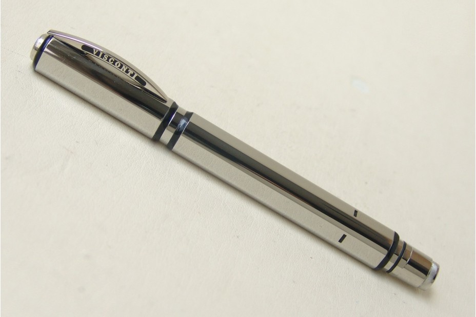 Visconti Metropolis Silver Fountain Pen