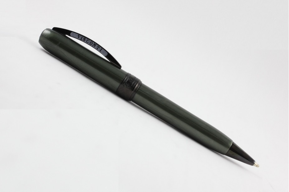 Visconti Rembrandt Khaki Green Black Trim Ball Pen