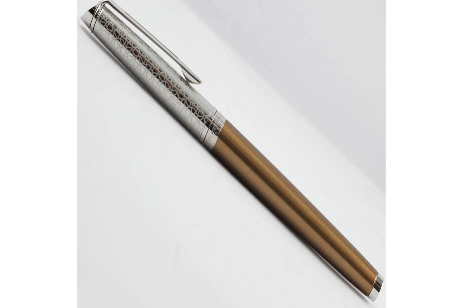 Waterman Hemisphere 16 LUX Bronze Chrome Trim Roller Ball Pen